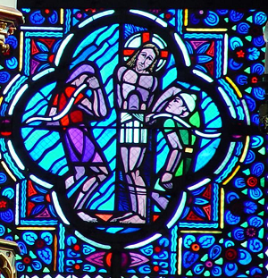 Jesus Scourged – Stain Glass