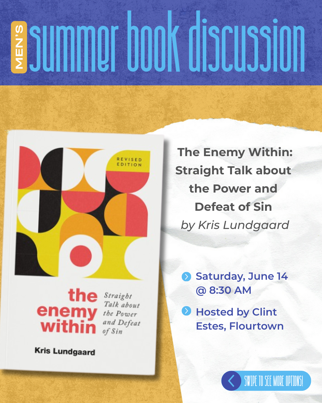 Summer Book Discussion - the enemy within
