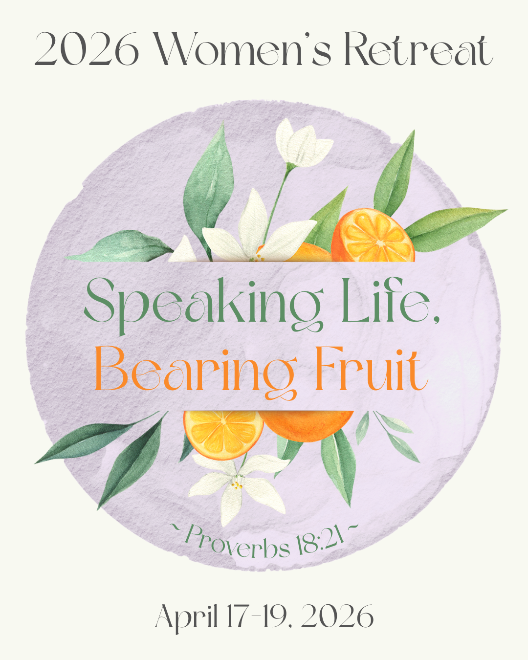 Women's retreat 2026 graphic